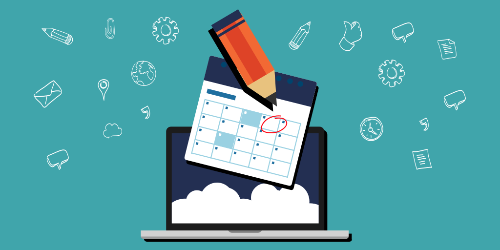 AI scheduling tasks on a digital calendar