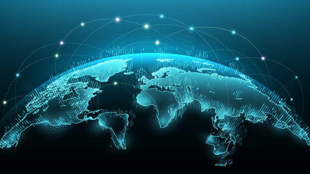 Illustration of Web3 and AI shaping the internet